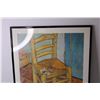 Image 2 : Framed Vincent Van Gogh Print - "The Chair"