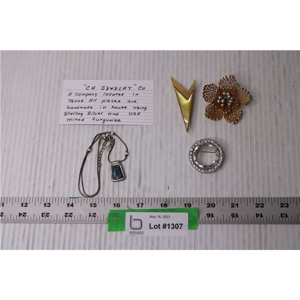 Designer Jewelry Marked  CH, Keyes and Harvelli 