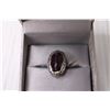 Image 2 : Vintage Sterling Silver and Glass Amethyst Ring