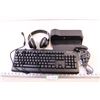 Image 1 : Black Web Headphones +  Blackweb Keyboard + Barcode Scanner