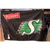 Image 1 : Black Saskatchewan Roughriders Pilsner Flag