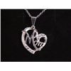 Image 3 : Mom Heart Pendant on Chain (stamped 925)
