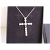 Image 2 : Cross w/Stones on Chain (stamped 925)