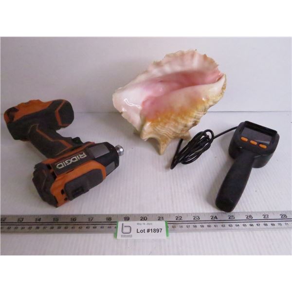 Ridged Drill no Battery - Conch Shell - Misc. Item