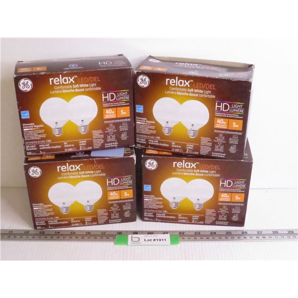 (4) Boxes of 2 Bulbs 40w