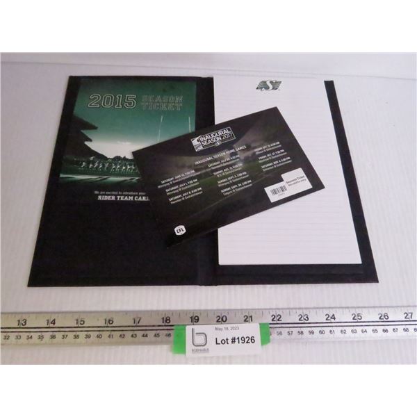 Souvenir Ticket (not valid for entry) Folder w/Pad