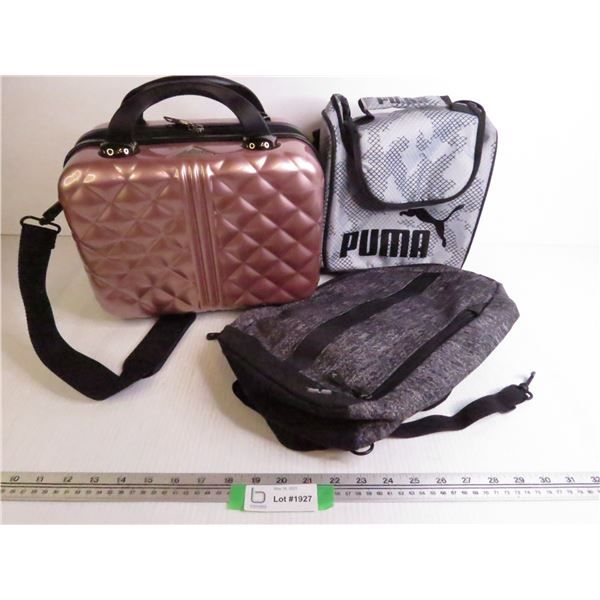 Shoulder Pack - Small Zippered Suitcase - Puma Bag