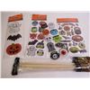 Image 3 : Glass Stones - Kids Shoes (size 8) - Halloween Stickers - Misc. Items