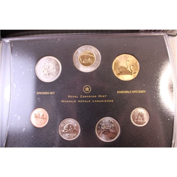 Royal Canadian Mint Specimen Set 2007 Coins