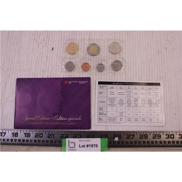 Special Edition Uncirculated set 2003 Coins