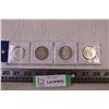 Image 1 : (4) 50 Cent Coins 1963-1966 Canadian