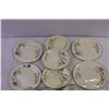 Image 2 : (4) Royal Paragon China Tea Plates 7 1/2 x 6 1/2+ (3) Royal Paragon China Tea Plates 6 x 5 1/4+ 3 Cu
