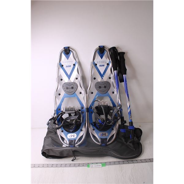 Mountain Profile Snowshoe Set with Bag and Poles