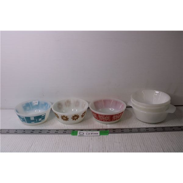 (6) Assorted Fire King Small Bowls