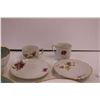 Image 2 : (4) Tea Cups with Saucers+ 1 Saucer