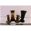 Image 1 : (2) Candle Holder+ (2) Vases