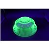 Image 3 : Uranium Glass Fruit Bowl