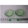 Image 2 : (2) Small Uranium Glass Bowls (Some Chips)