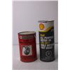 Image 2 : (2) Tins of Trailer Wheel Bearing Oil and Motor Oil (Full)