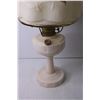 Image 4 : *Milk Glass Lincoln Drape Alladin Lamp