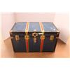 Image 1 : *Langmuir Steamer Trunk with Tray - 20" x 36" x 21"