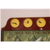 Image 3 : *Wooden Around the World Airplane Decorative Wall Hanging - 24" x 37"