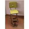 Image 1 : *Vintage Kitchen Stool with Step Stool - 39"