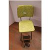 Image 3 : *Vintage Kitchen Stool with Step Stool - 39"