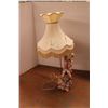 Image 1 : *Porcelain Figural Lamp with Shade - 48" (Shade is Damaged)