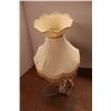 Image 6 : *Porcelain Figural Lamp with Shade - 48" (Shade is Damaged)