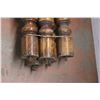 Image 3 : *Antique Wooden Table Legs with Castors - 25"
