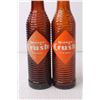 Image 2 : (2x Bid Price) (2) Orange Crush Glass Bottles