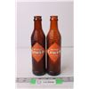 Image 1 : (2x Bid Price) (2) Orange Crush Glass Bottles