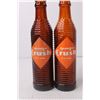 Image 2 : (2x Bid Price) (2) Orange Crush Glass Bottles