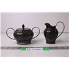 Image 1 : Sterling Silver Cream and Sugar Set
