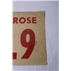 Image 3 : White rose Gas Oil Price Cardboard Sign - 18 1/2" x 14"