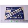 Image 1 : McCullochs Okanagan Dry Ginger Ale Cardboard Sign
