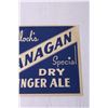 Image 3 : McCullochs Okanagan Dry Ginger Ale Cardboard Sign