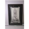 Image 1 : Framed Bernie Brown Print  "The Drilling Rig"- 25" x 17"