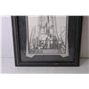 Image 4 : Framed Bernie Brown Print  "The Drilling Rig"- 25" x 17"