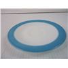 Image 2 : (2) Vintage Pyrex Blue Band Saucers