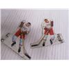 Image 2 : (6) Vintage Metal Detroit Hockey Game Players