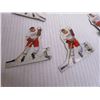 Image 3 : (6) Vintage Metal Detroit Hockey Game Players