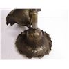 Image 4 : Vintage Arts & Crafts Hammered Brass Light Fixture