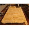 Image 1 : Vintage Indiginous Sheep Skin Camp Blanket / Quilt (76x84)