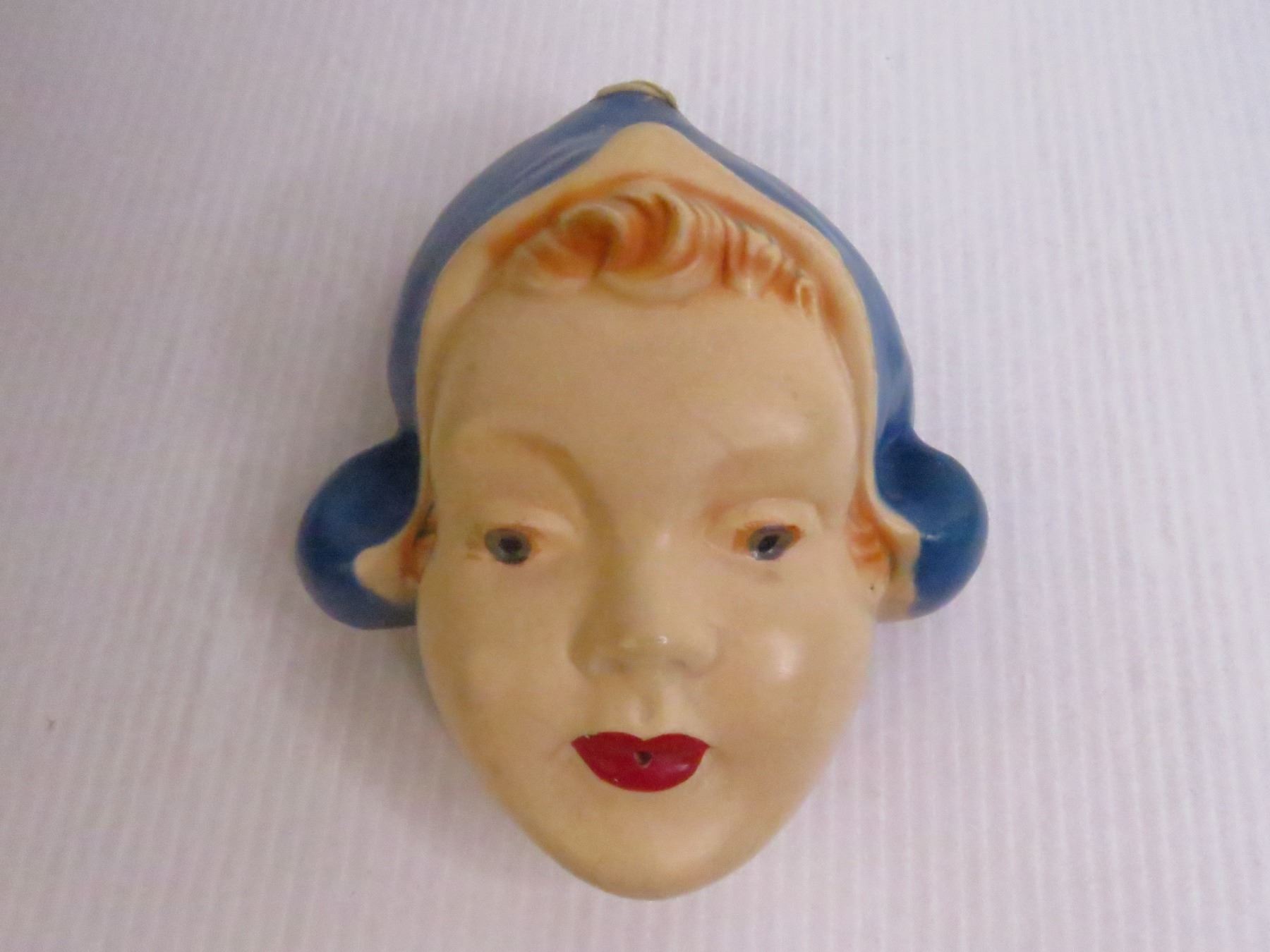 Dutch Girl Head String Holder Bodnarus Auctioneering