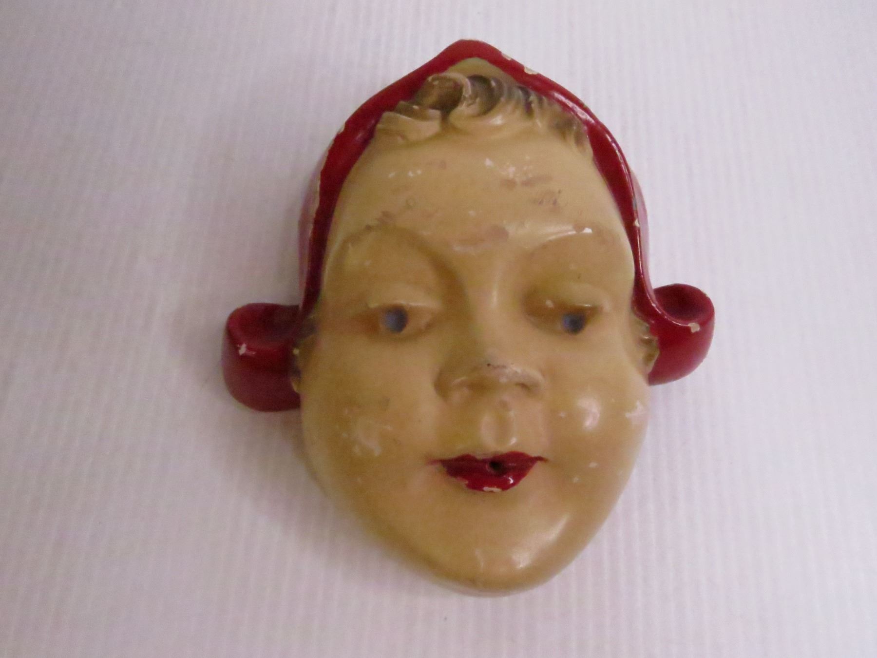 Dutch Girl Head String Holder Bodnarus Auctioneering