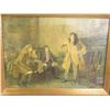 Image 2 : Antique Victorian Oil Painting on Canvas (14" x 18" - canvas is damaged)