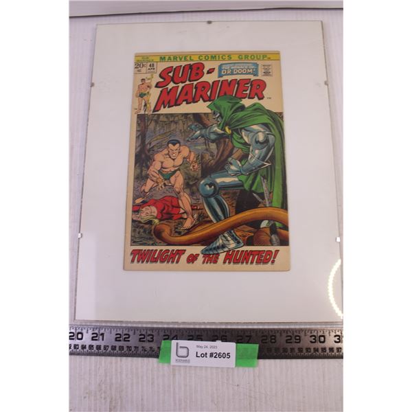 Sub Mariner Twilight of The Hunted Comic Book in Collector Mount