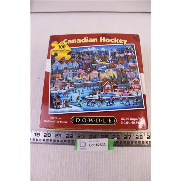 100 Pieces Canadian Hockey Jigsaw